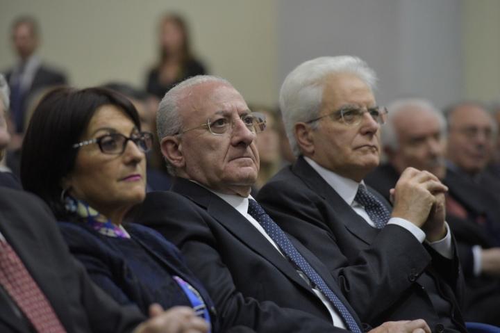Il Presidente della Repubblica Mattarella a Napoli