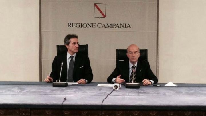 Conferenza stampa Caldore e Vetrella su treni ex Circum
