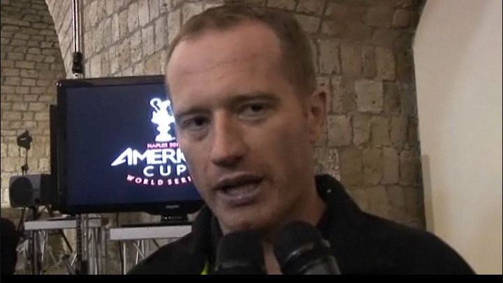 Conferenza stampa di presentazione dei team di America's Cup, intervista a James Spithill