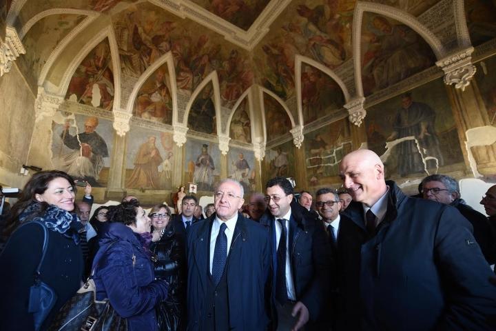 Visita del Presidente Vincenzo De Luca al rione Terra