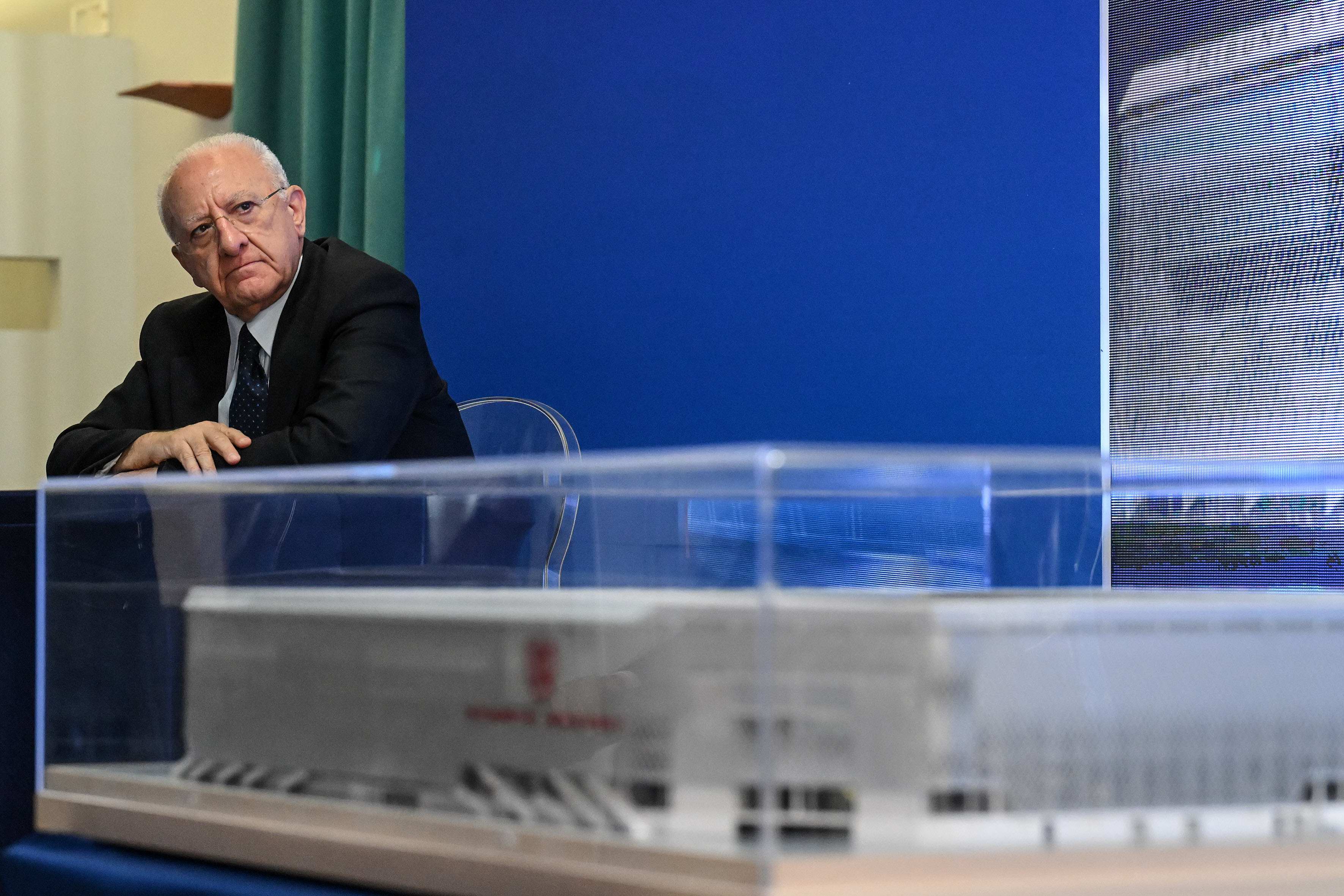 Conferenza stampa avvio lavori Stadio Arechi e Campo Volpe