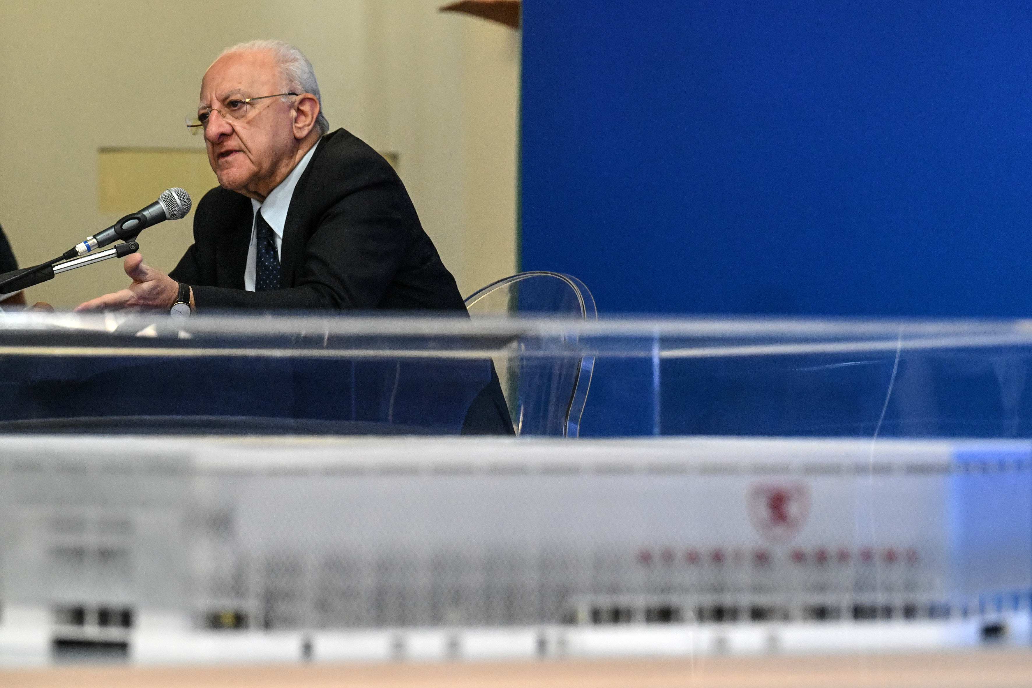 Conferenza stampa avvio lavori Stadio Arechi e Campo Volpe