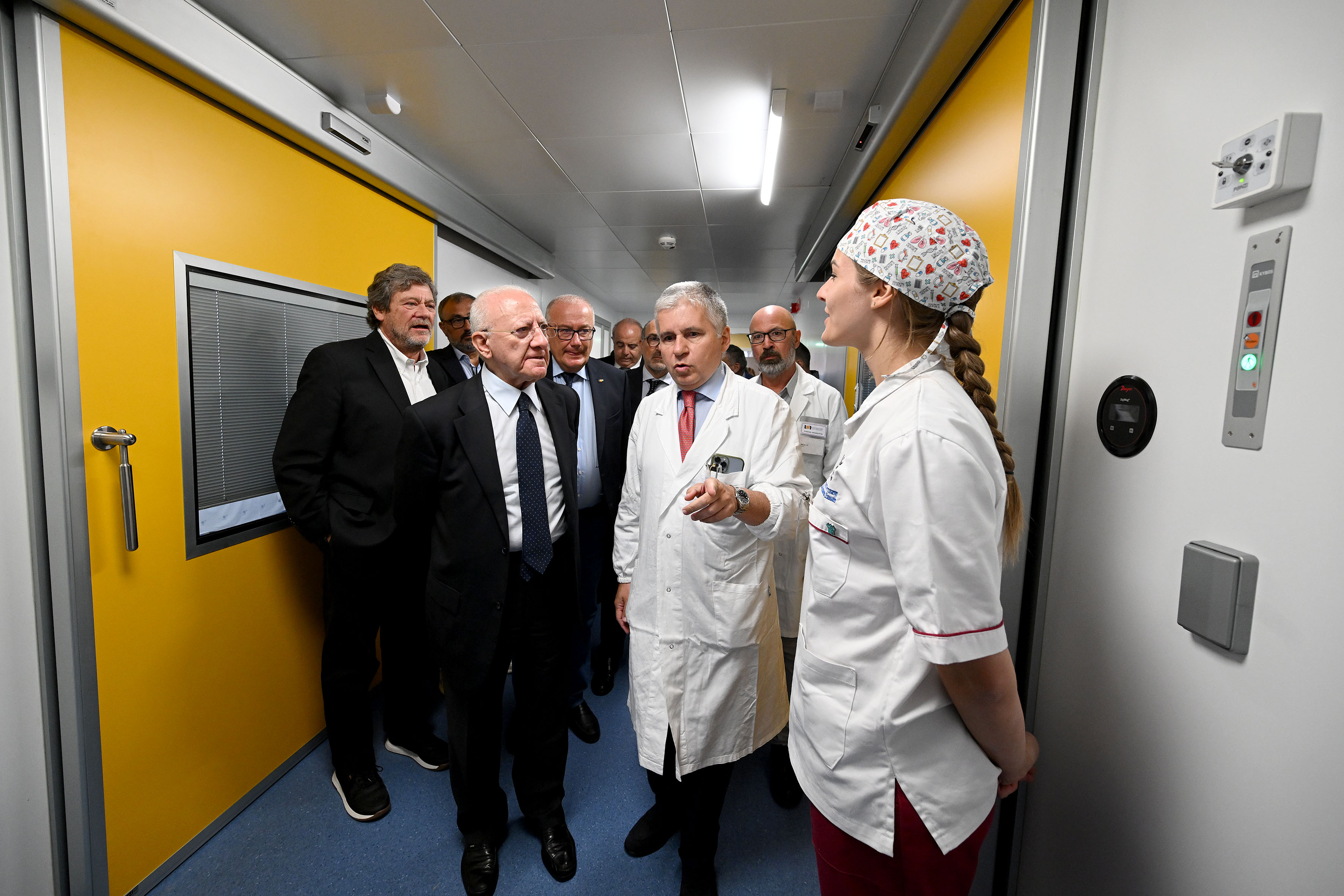 Inaugurazione reparto oncoematologia al Pascale di Napoli