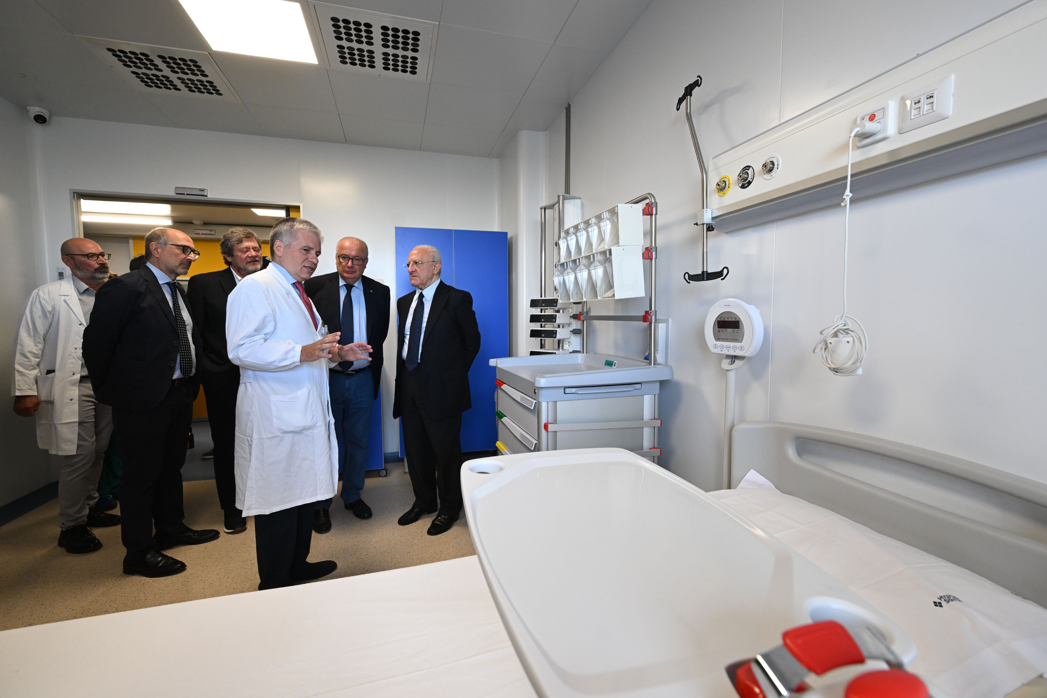 Inaugurazione reparto oncoematologia al Pascale di Napoli