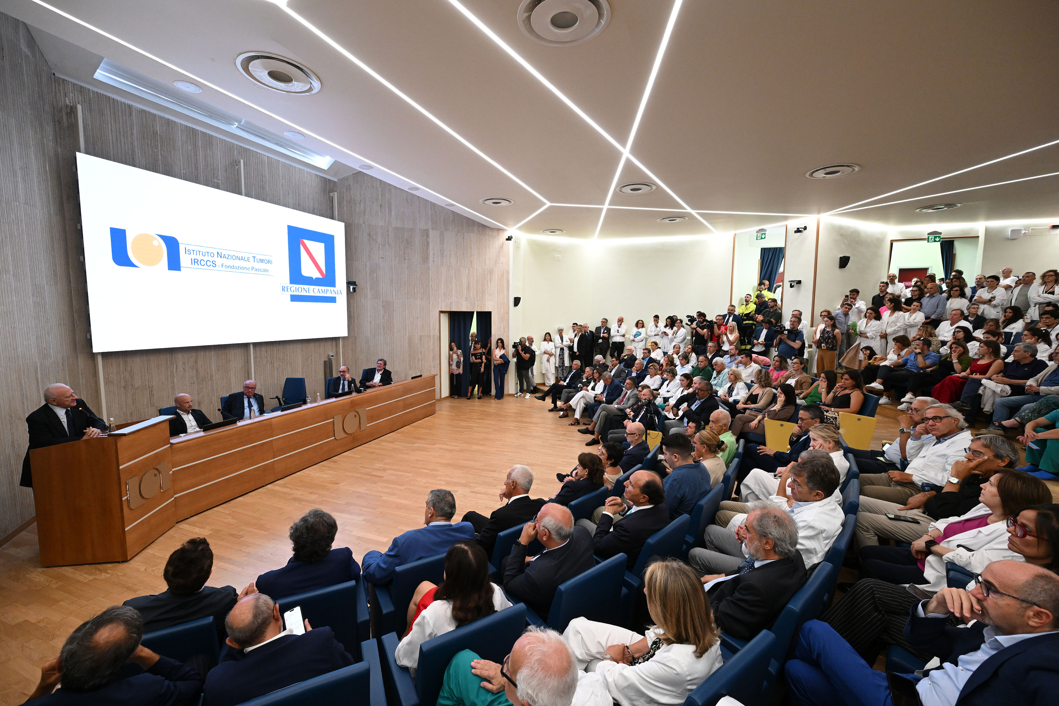 Inaugurazione reparto oncoematologia al Pascale di Napoli
