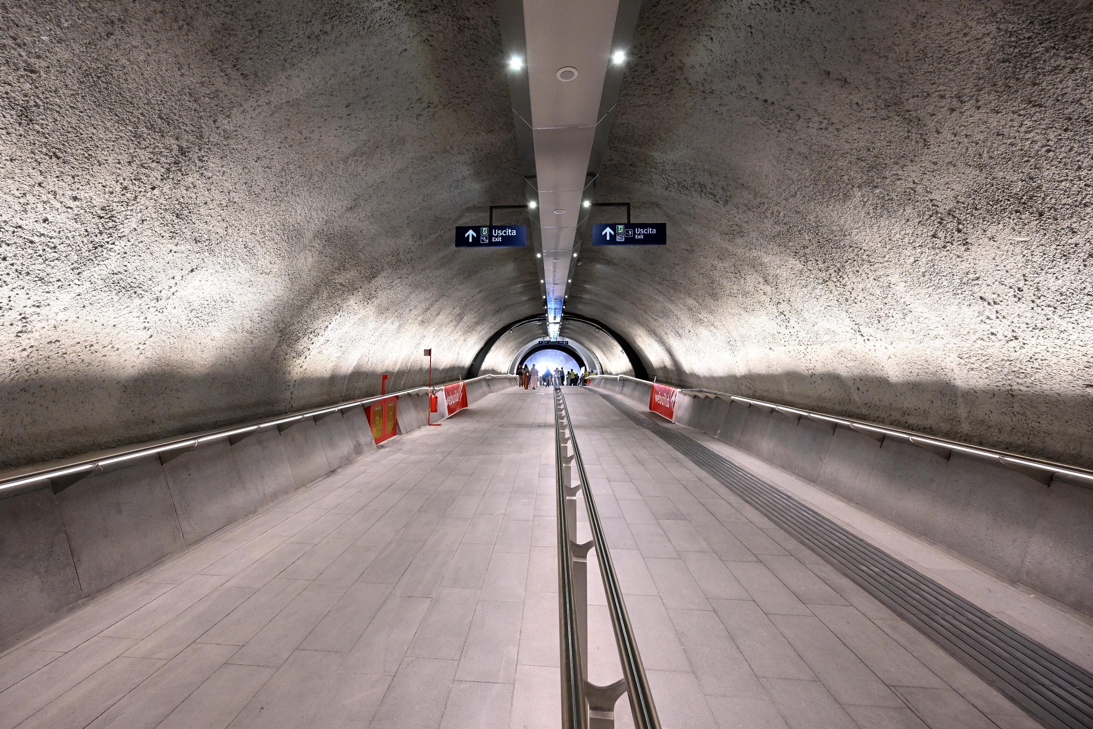 Sopralluogo per l'apertura della stazione di Monte Sant'Angelo della Linea 7 della Metropolitana di Napoli