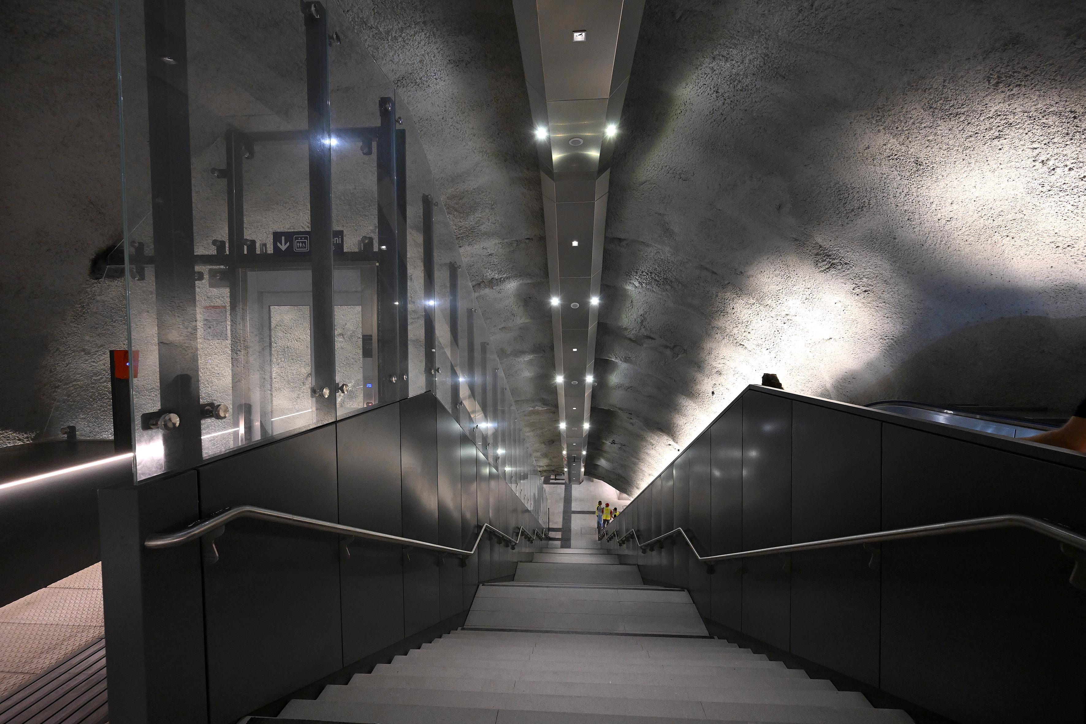 Sopralluogo per l'apertura della stazione di Monte Sant'Angelo della Linea 7 della Metropolitana di Napoli