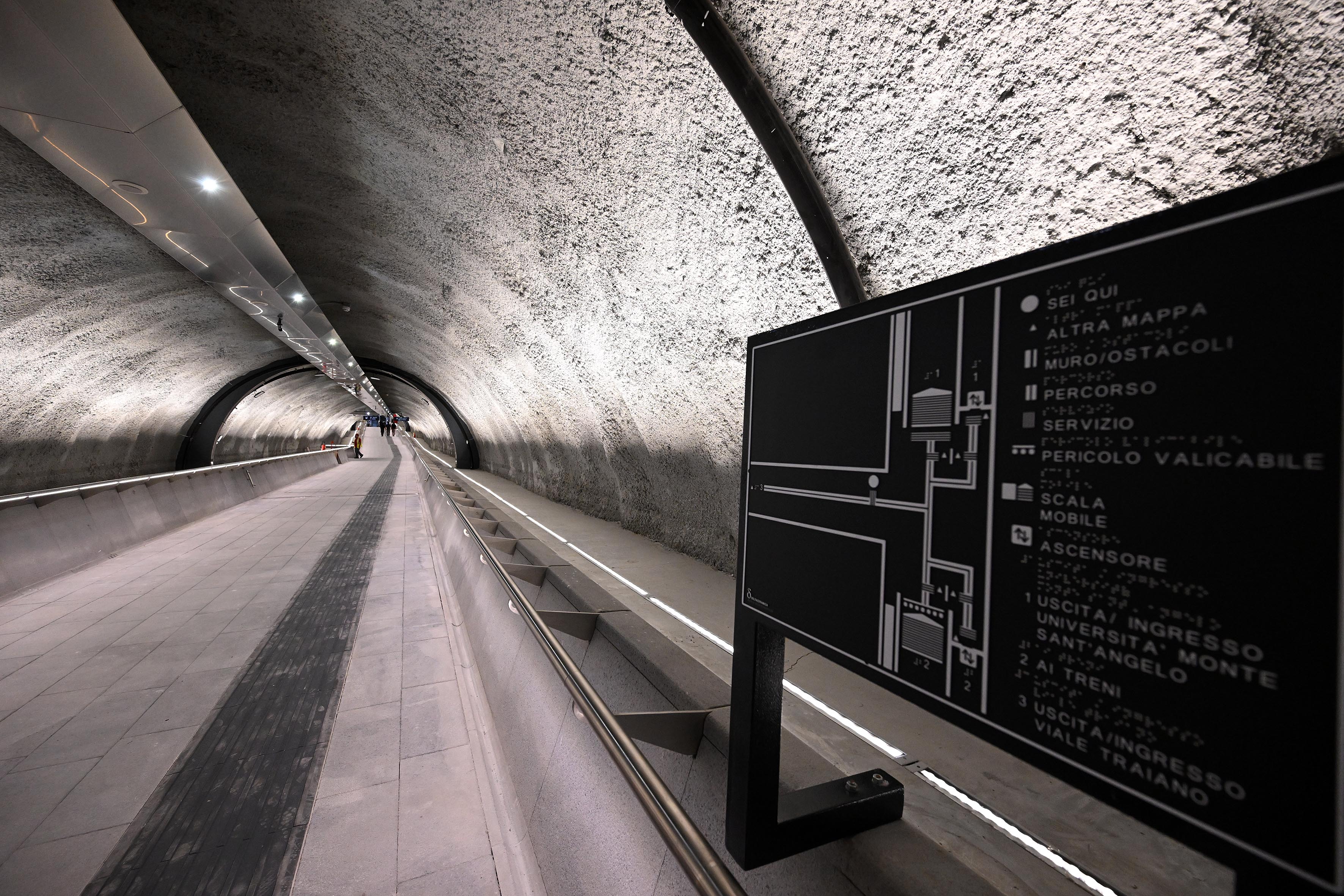 Sopralluogo per l'apertura della stazione di Monte Sant'Angelo della Linea 7 della Metropolitana di Napoli