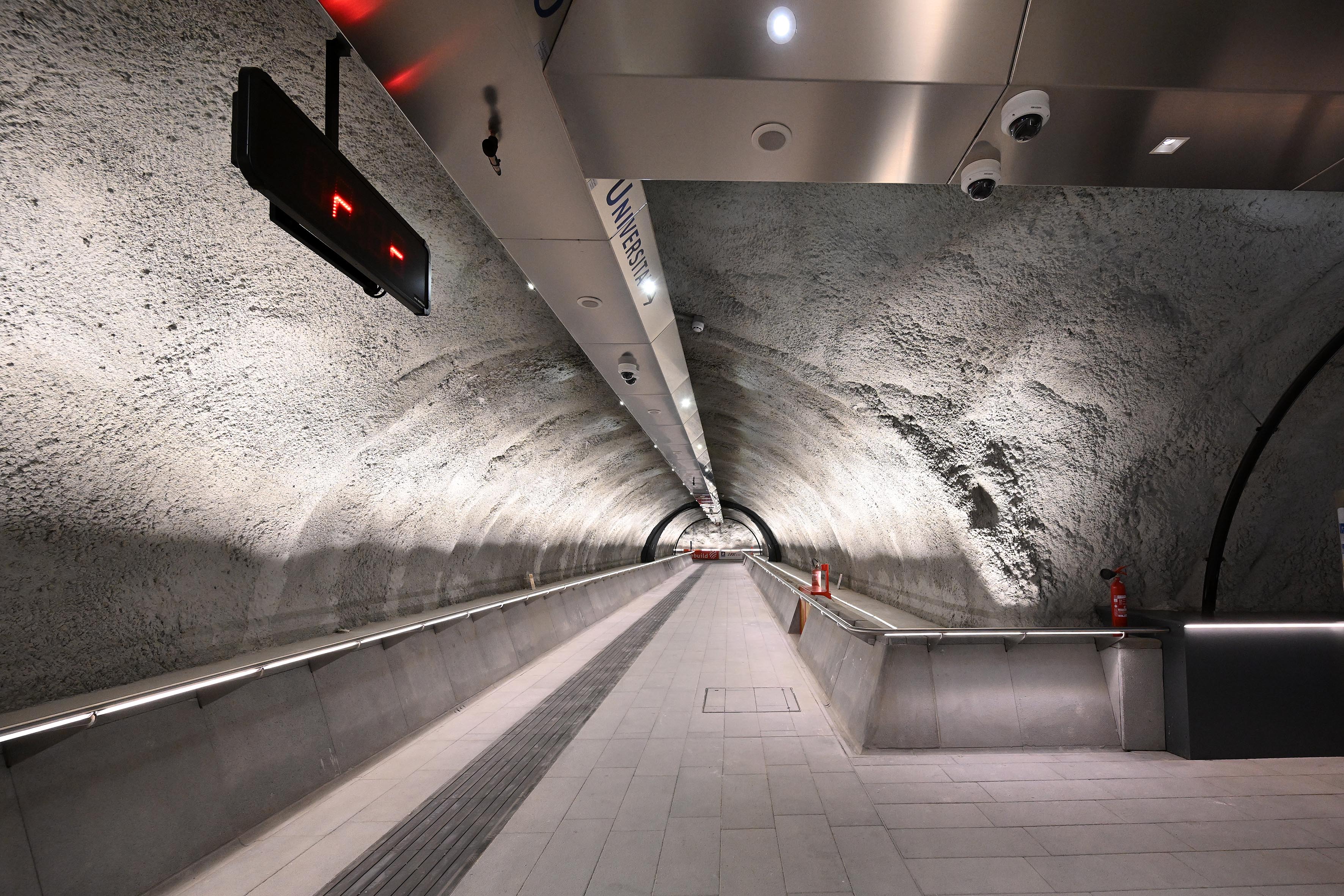 Sopralluogo per l'apertura della stazione di Monte Sant'Angelo della Linea 7 della Metropolitana di Napoli