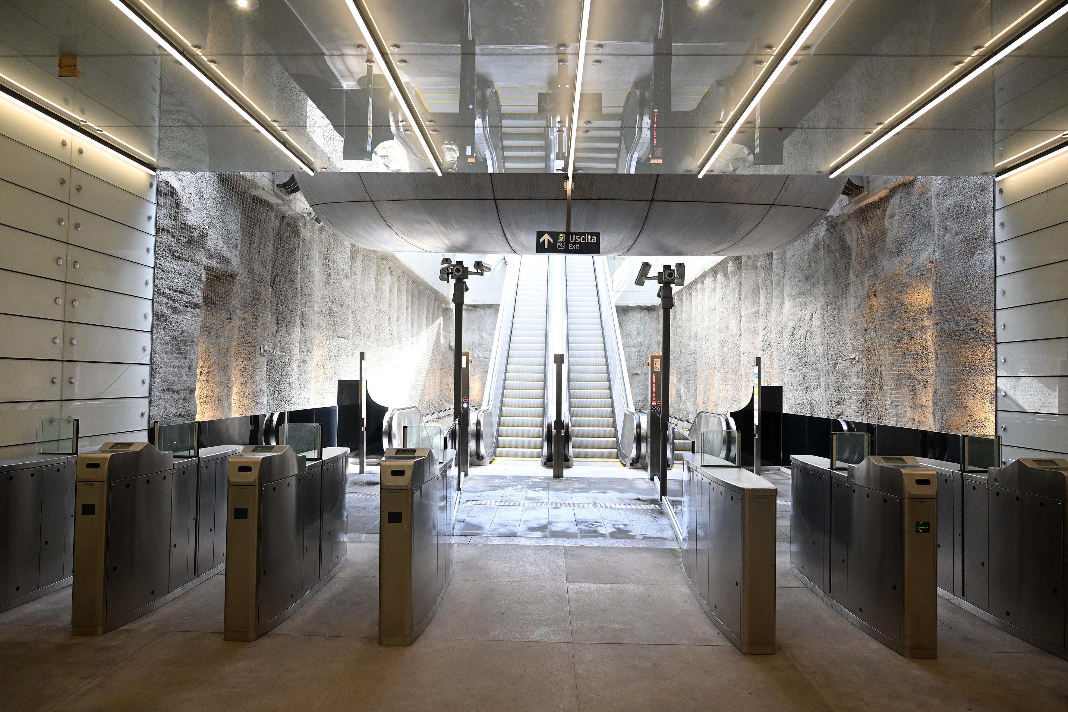 Sopralluogo per l'apertura della stazione di Monte Sant'Angelo della Linea 7 della Metropolitana di Napoli