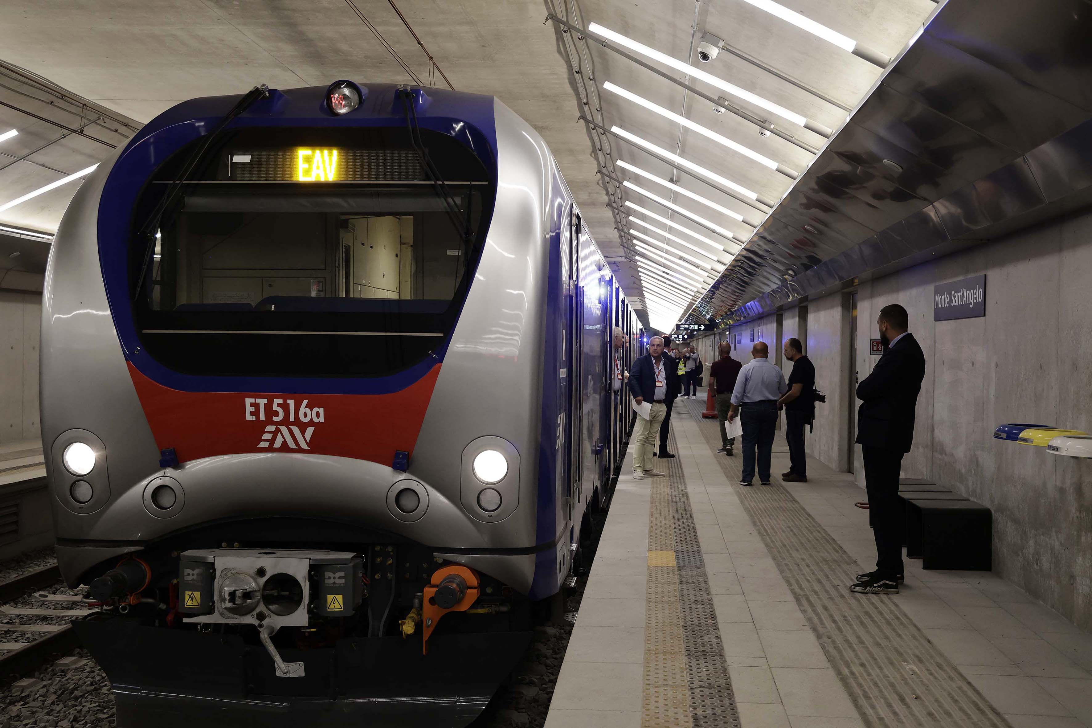 Sopralluogo per l'apertura della stazione di Monte Sant'Angelo della Linea 7 della Metropolitana di Napoli