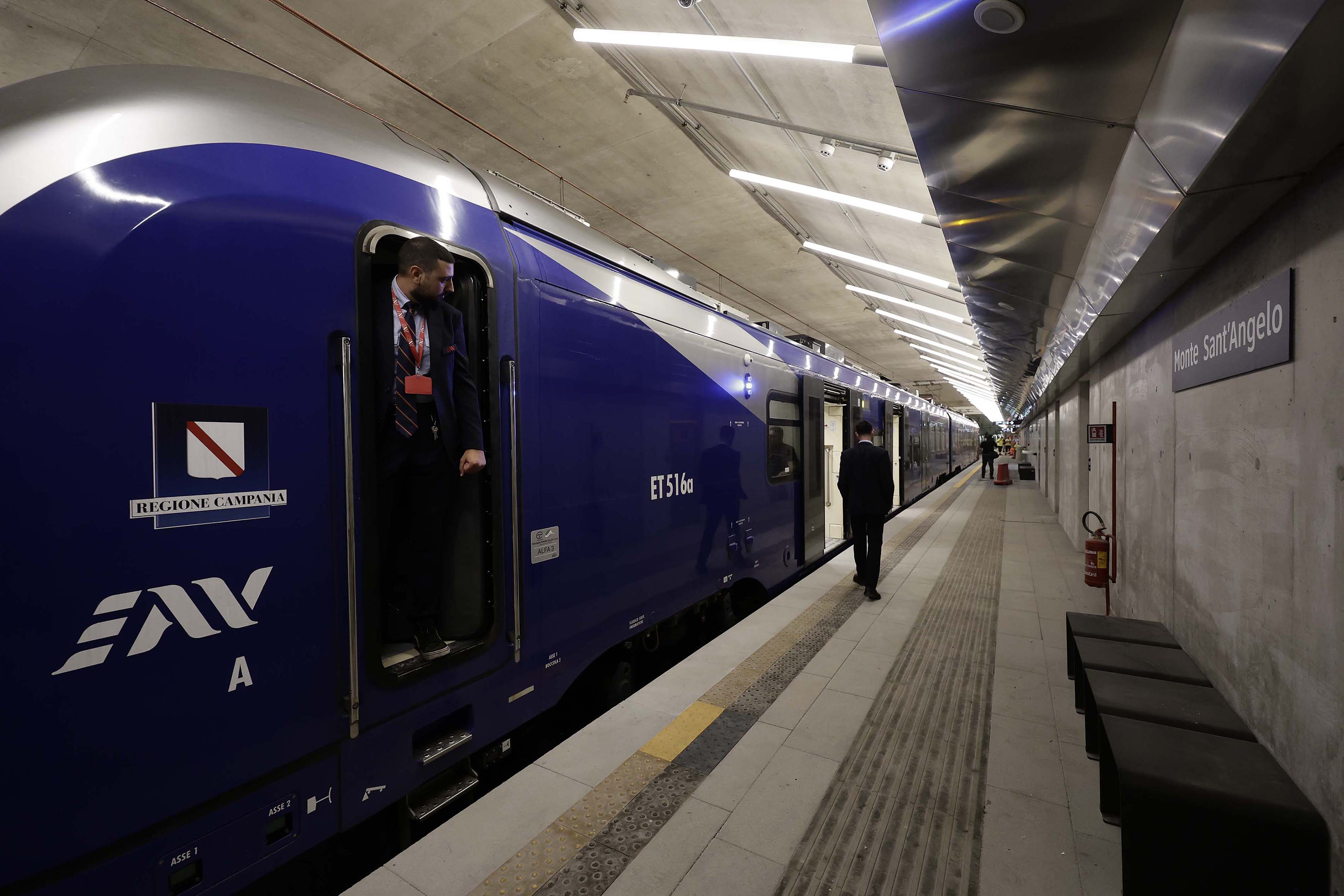 Sopralluogo per l'apertura della stazione di Monte Sant'Angelo della Linea 7 della Metropolitana di Napoli