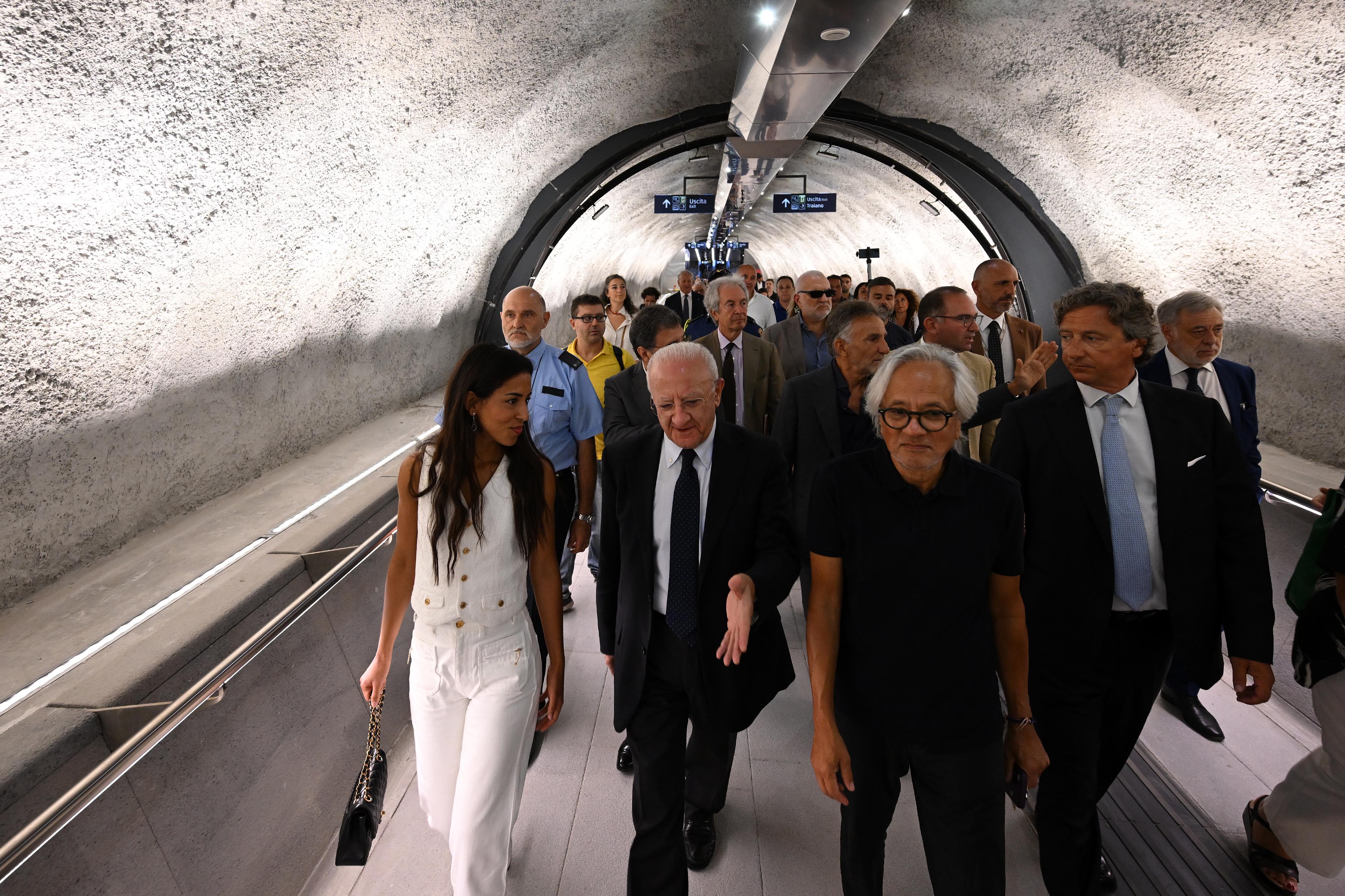 Sopralluogo per l'apertura della stazione di Monte Sant'Angelo della Linea 7 della Metropolitana di Napoli