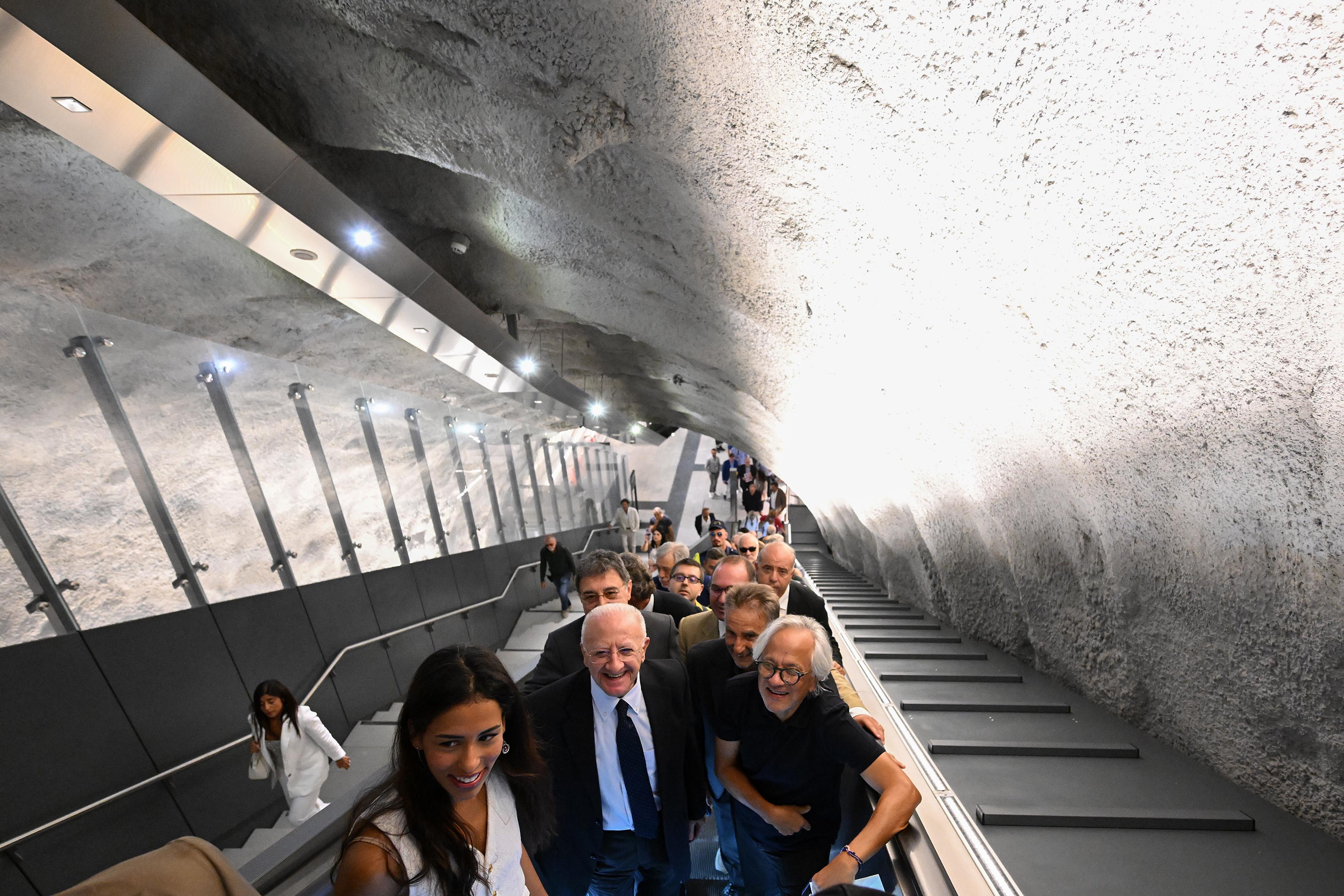 Sopralluogo per l'apertura della stazione di Monte Sant'Angelo della Linea 7 della Metropolitana di Napoli