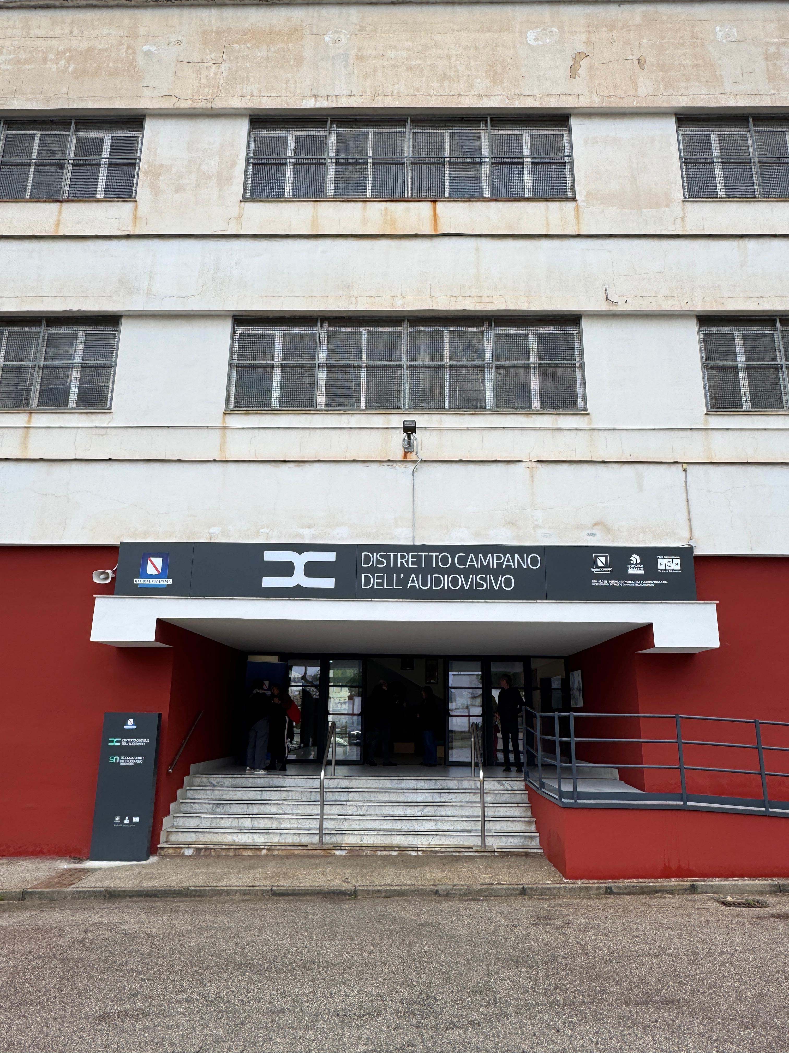 Inaugurazione della prima delle tre aree operative del Distretto Campano dell’Audiovisivo