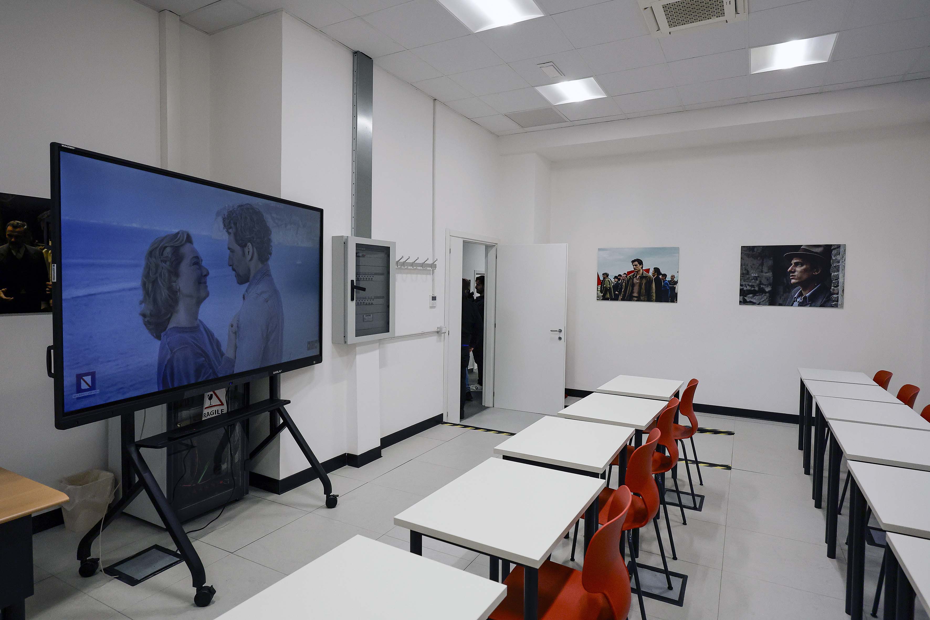 Inaugurazione della prima delle tre aree operative del Distretto Campano dell’Audiovisivo