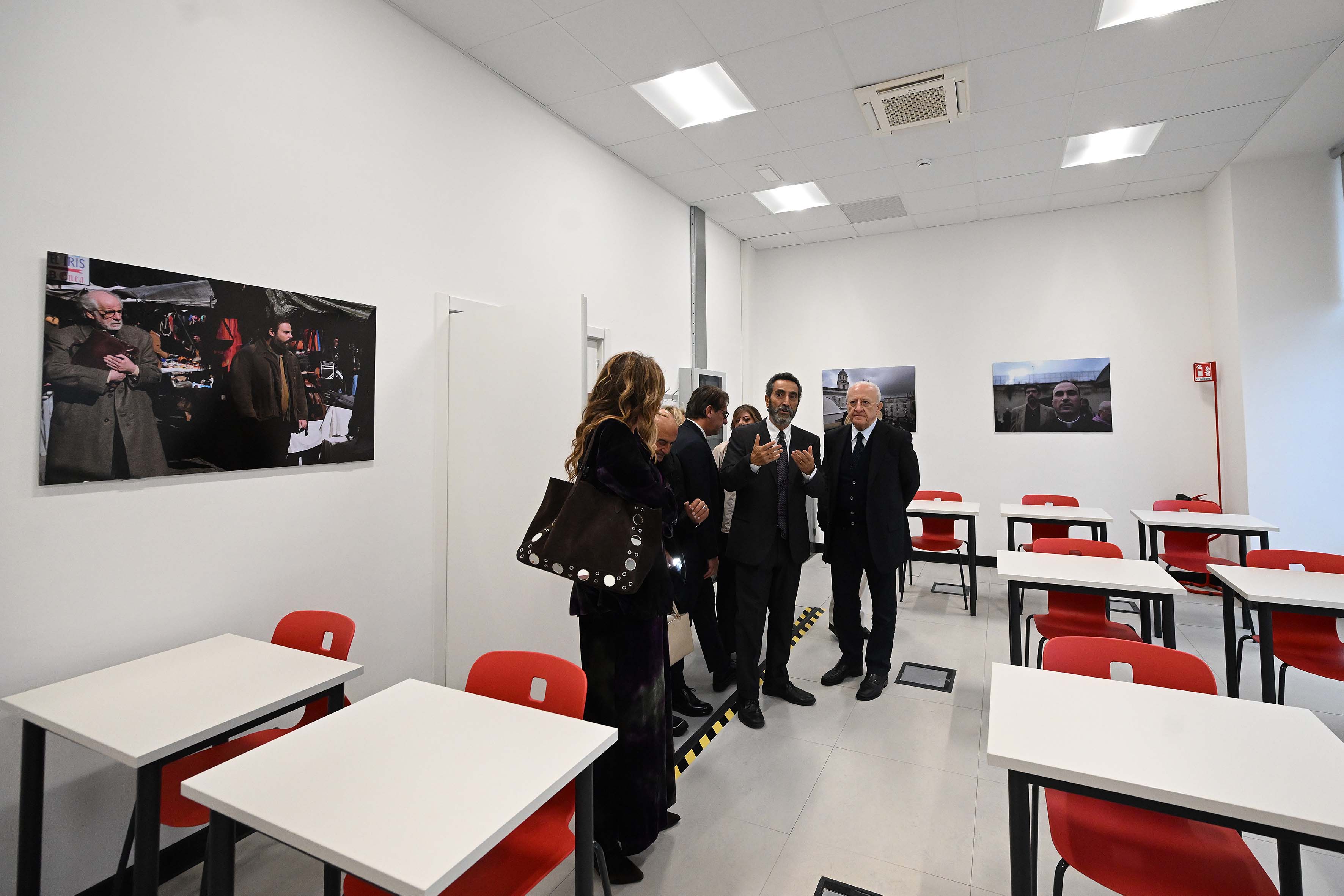Inaugurazione della prima delle tre aree operative del Distretto Campano dell’Audiovisivo
