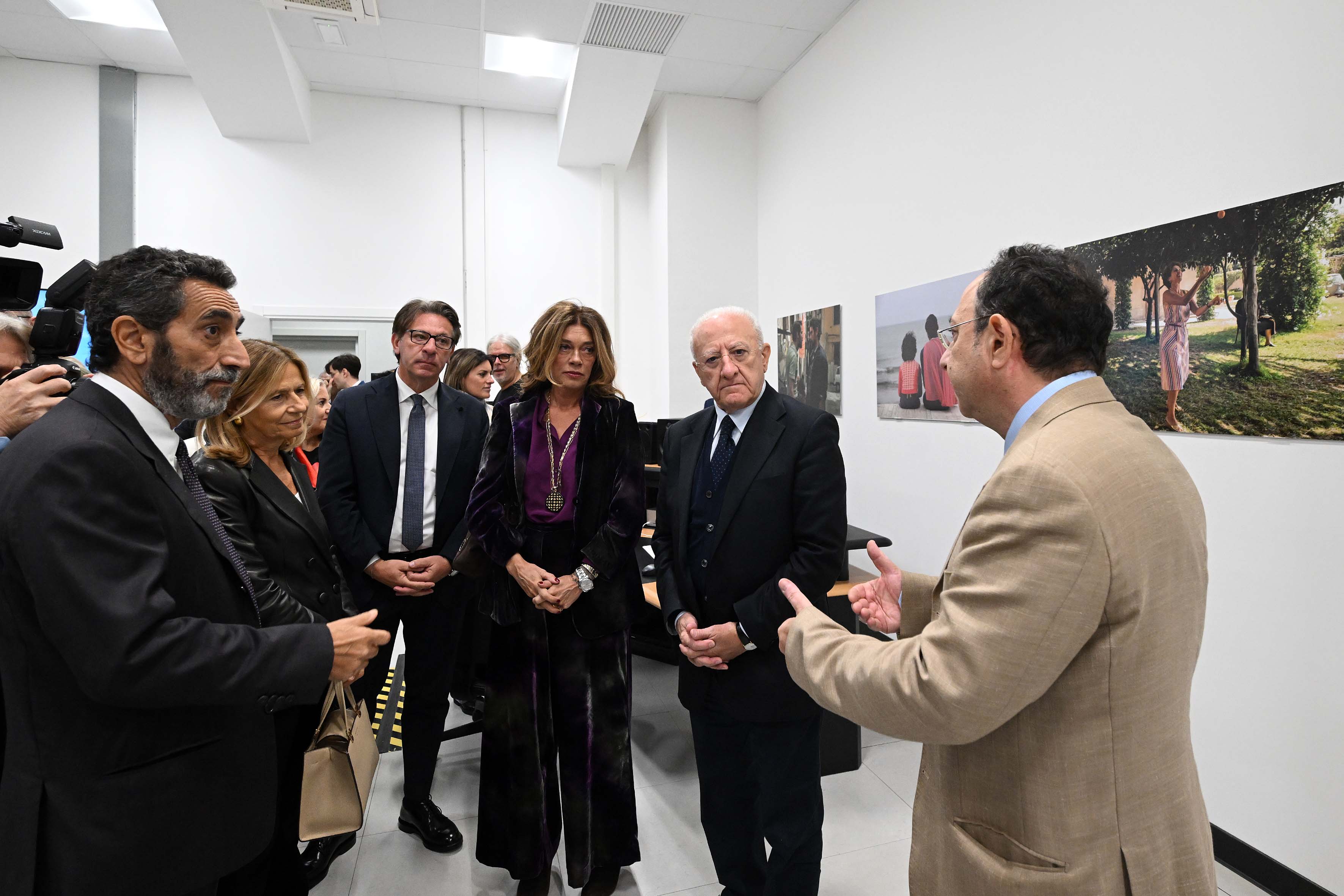 Inaugurazione della prima delle tre aree operative del Distretto Campano dell’Audiovisivo