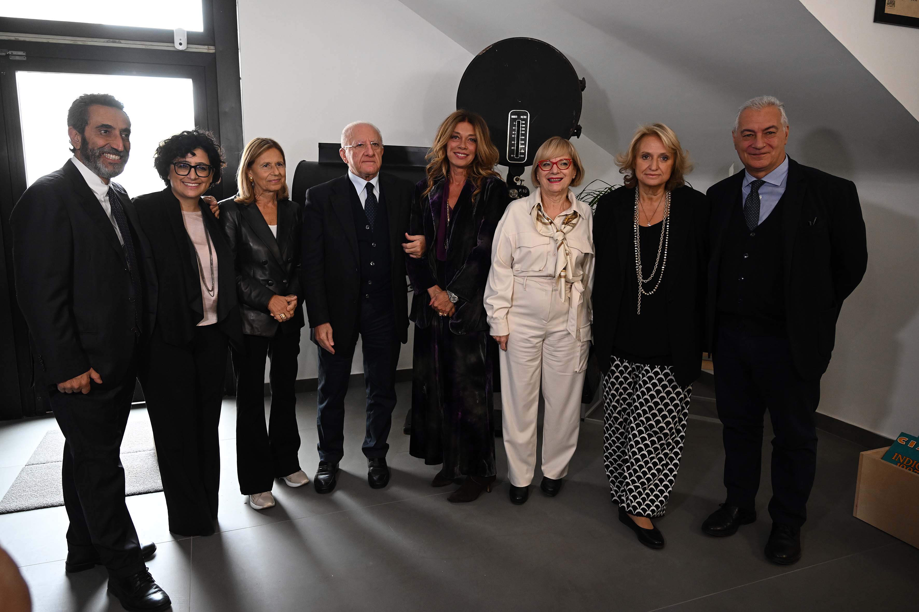 Inaugurazione della prima delle tre aree operative del Distretto Campano dell’Audiovisivo