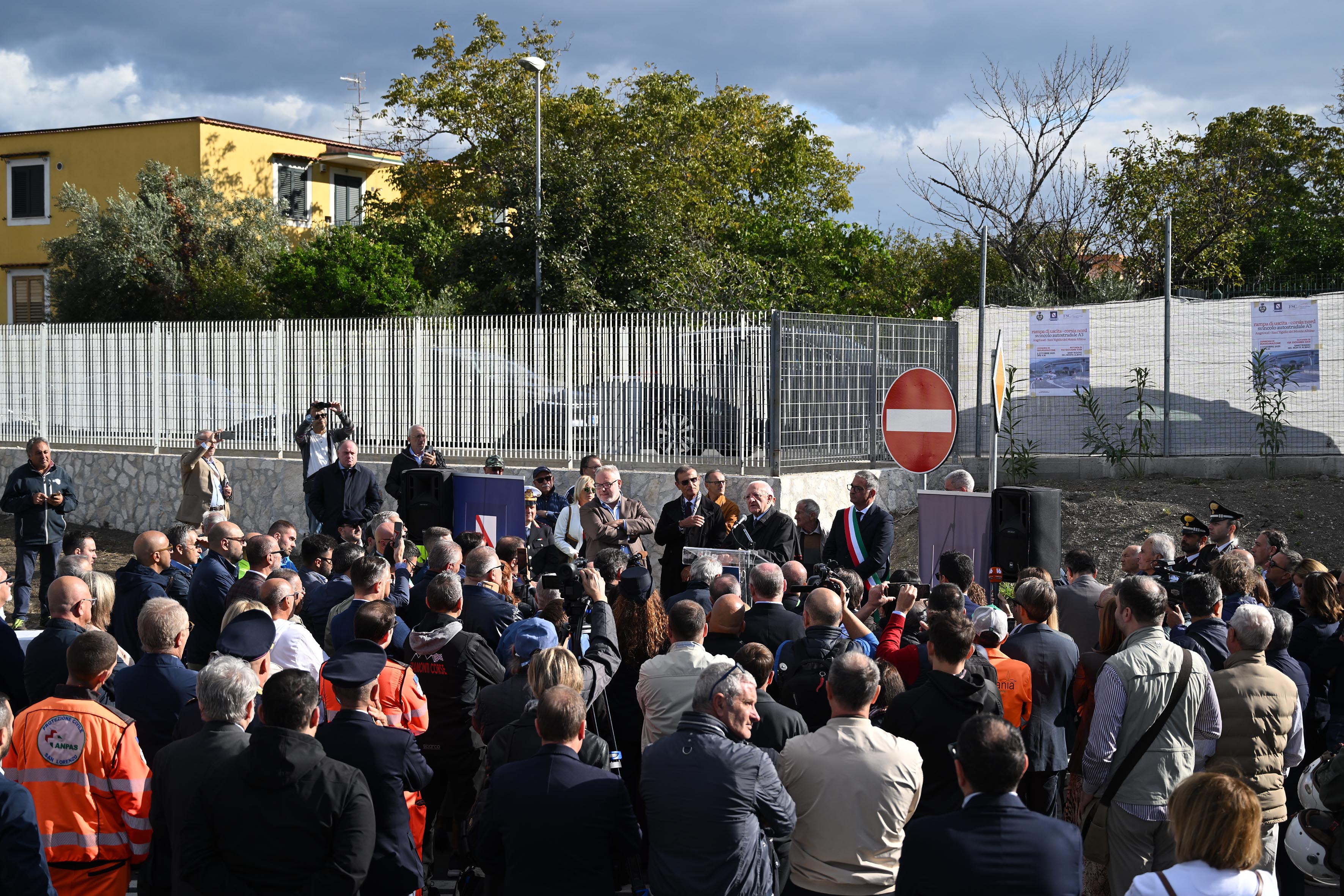 Inaugurazione uscita svincolo A3 Angri Sud-S. Egidio Monte Albino