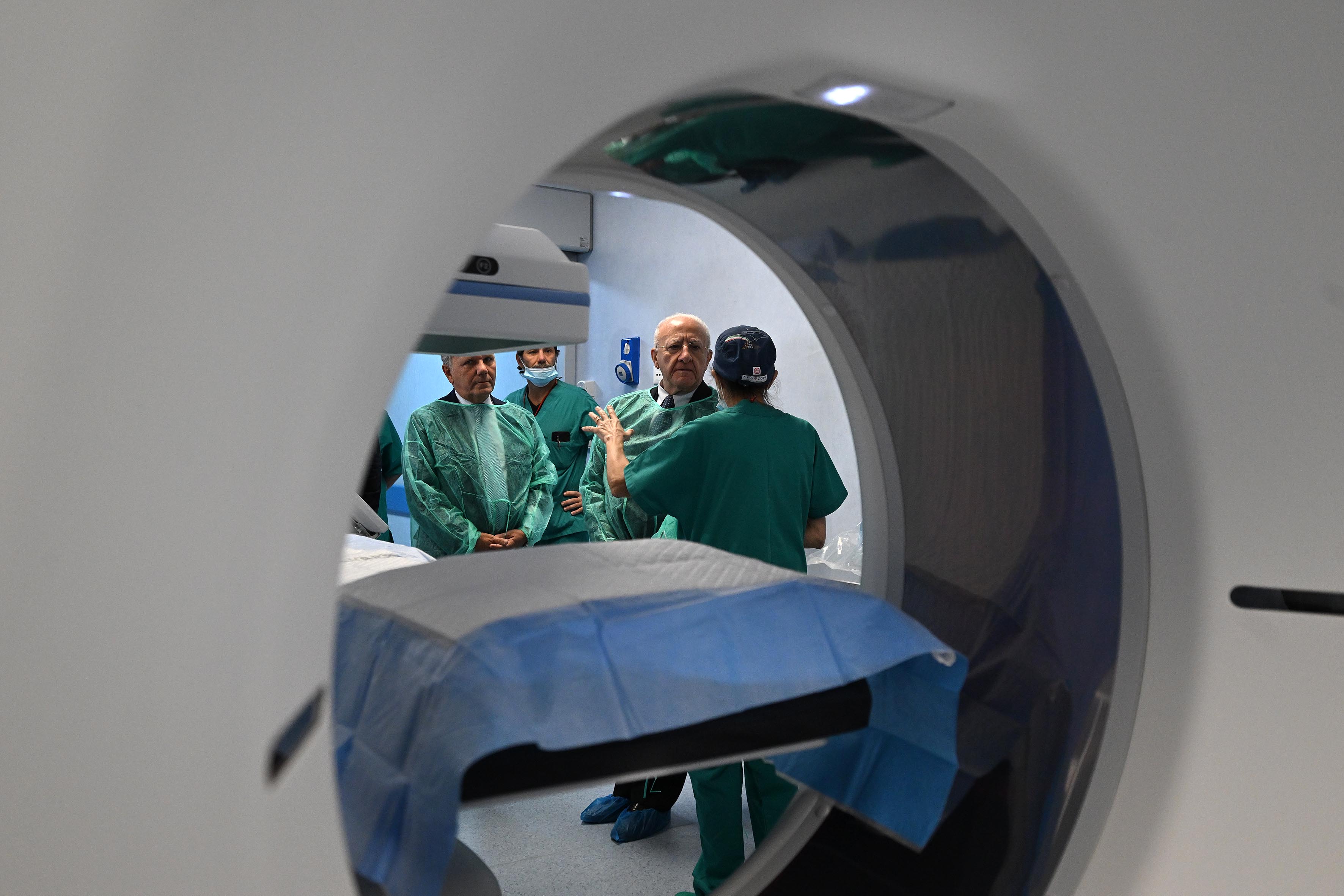 Sopralluogo alle nuove strutture dell'Ospedale Cardarelli