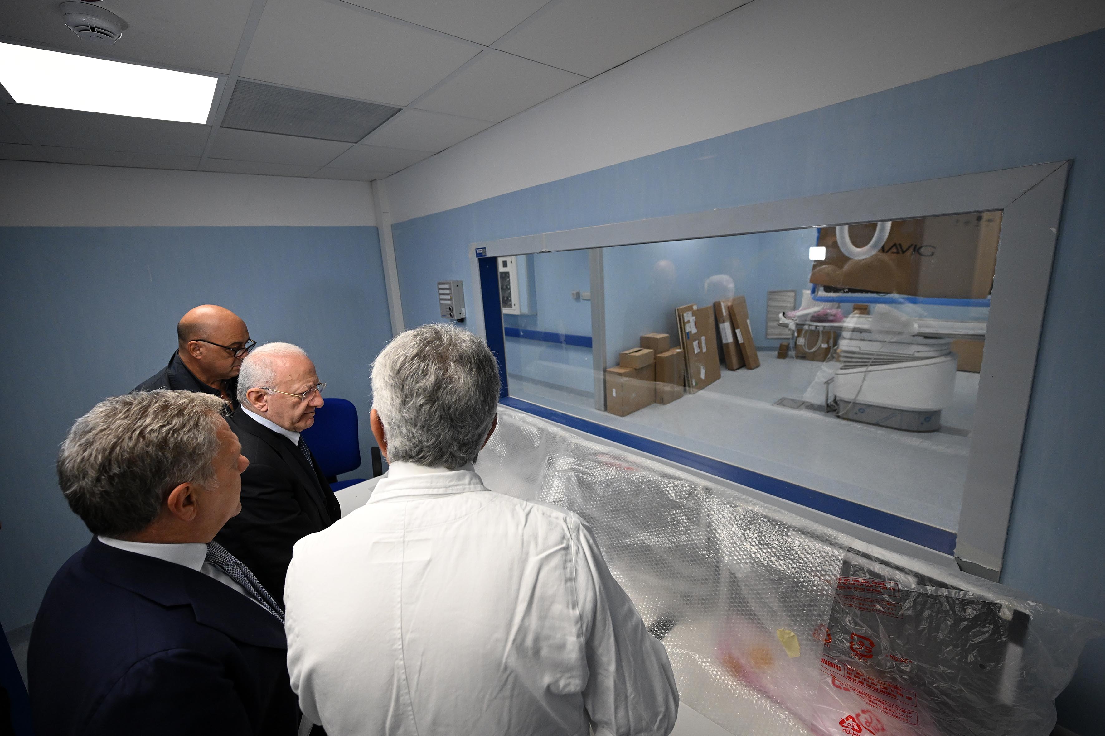 Sopralluogo alle nuove strutture dell'Ospedale Cardarelli