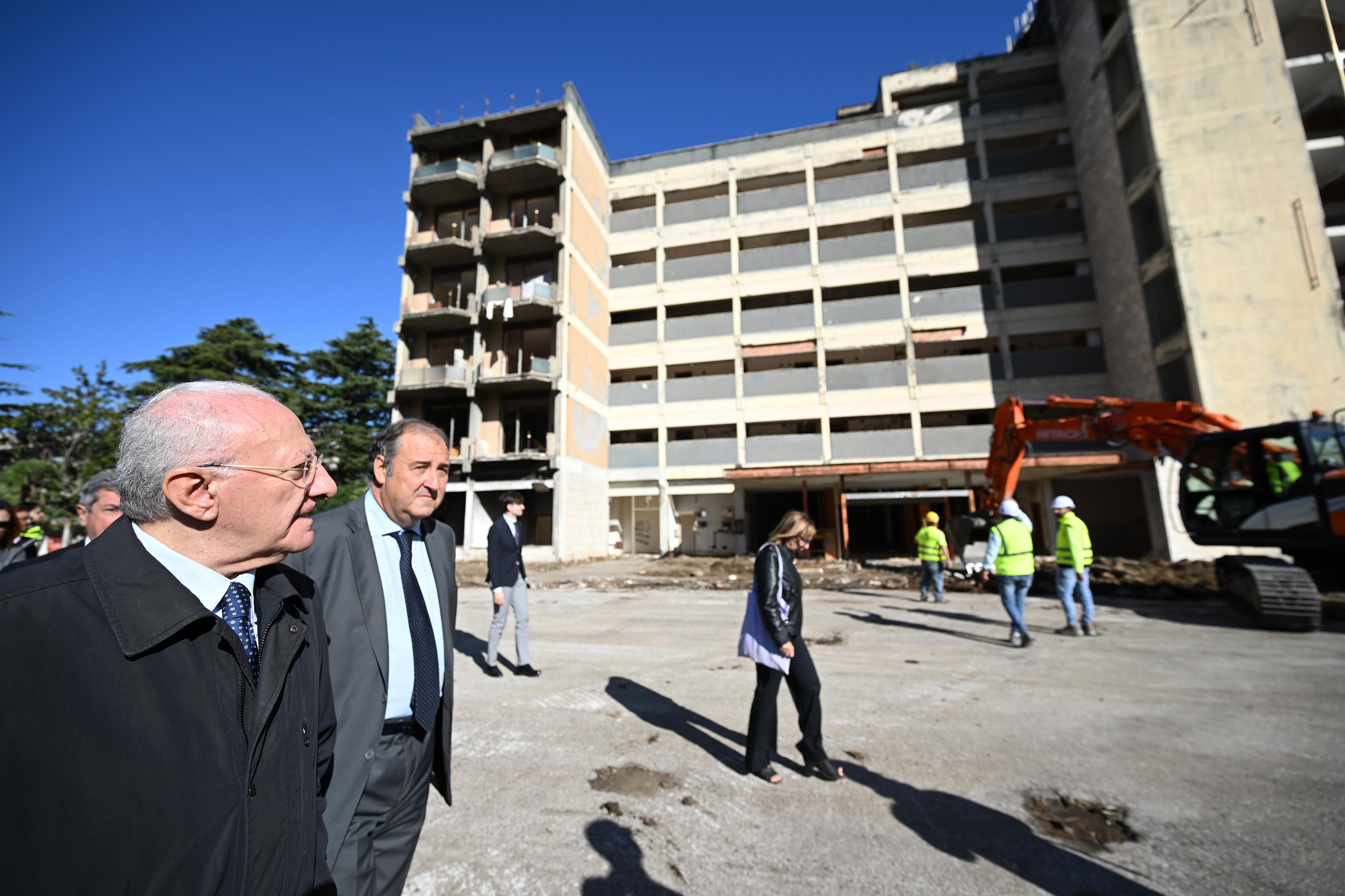 Avvio lavori nuovo Ospedale di Castellammare di Stabia