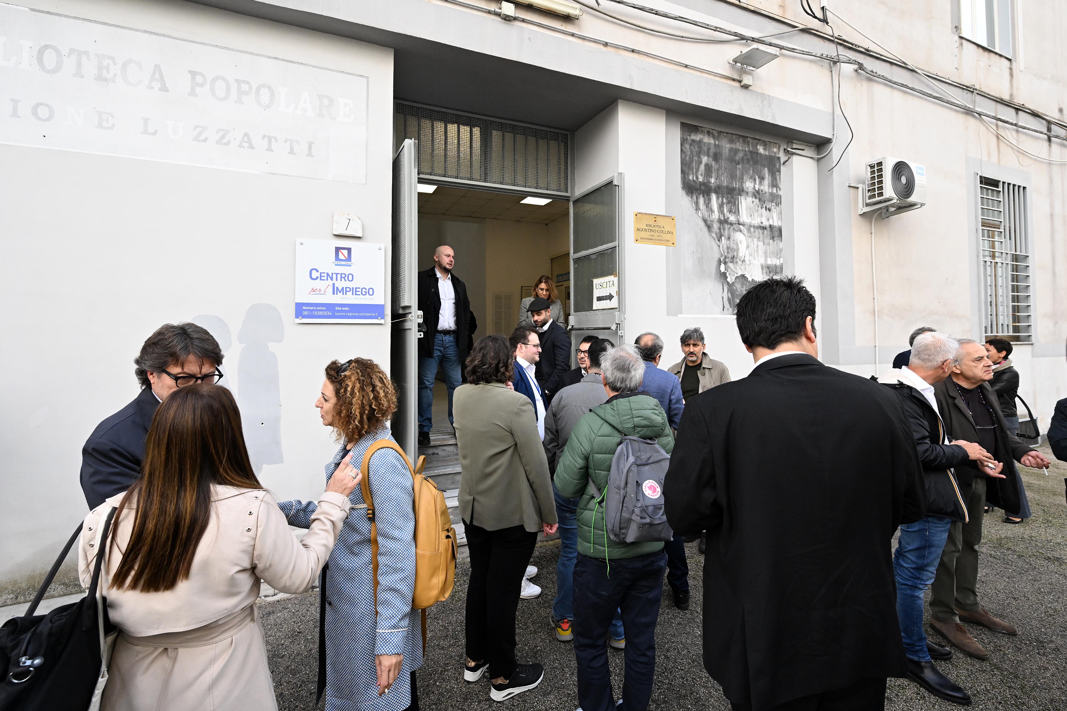 Inaugurazione Centro per l'impiego Rione Luzzatti - Napoli