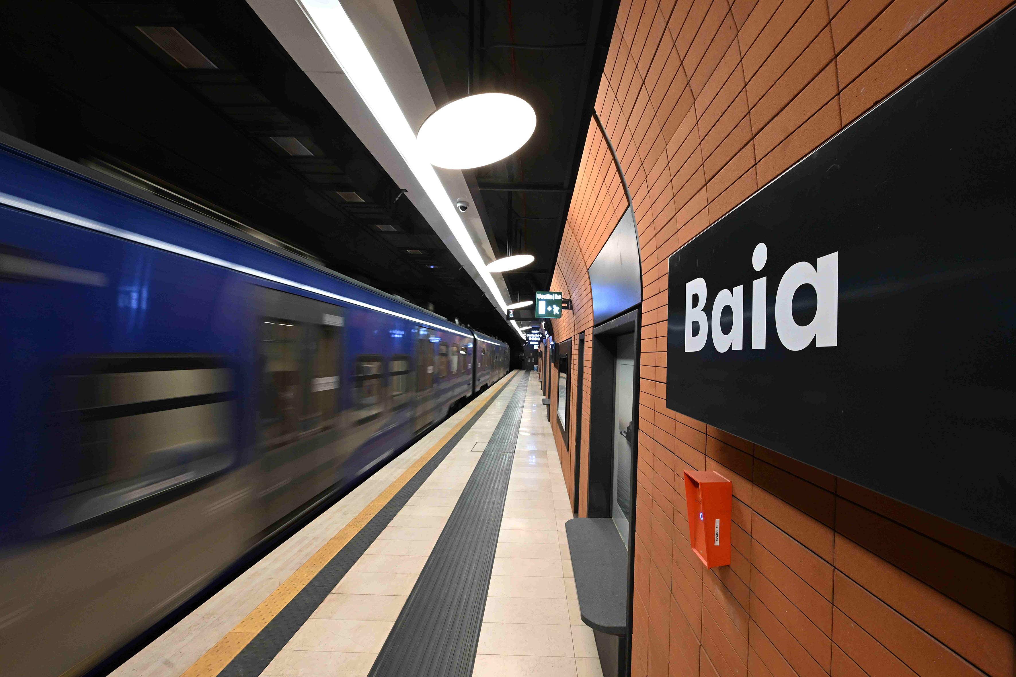 Inaugurazione della nuova stazione di Baia