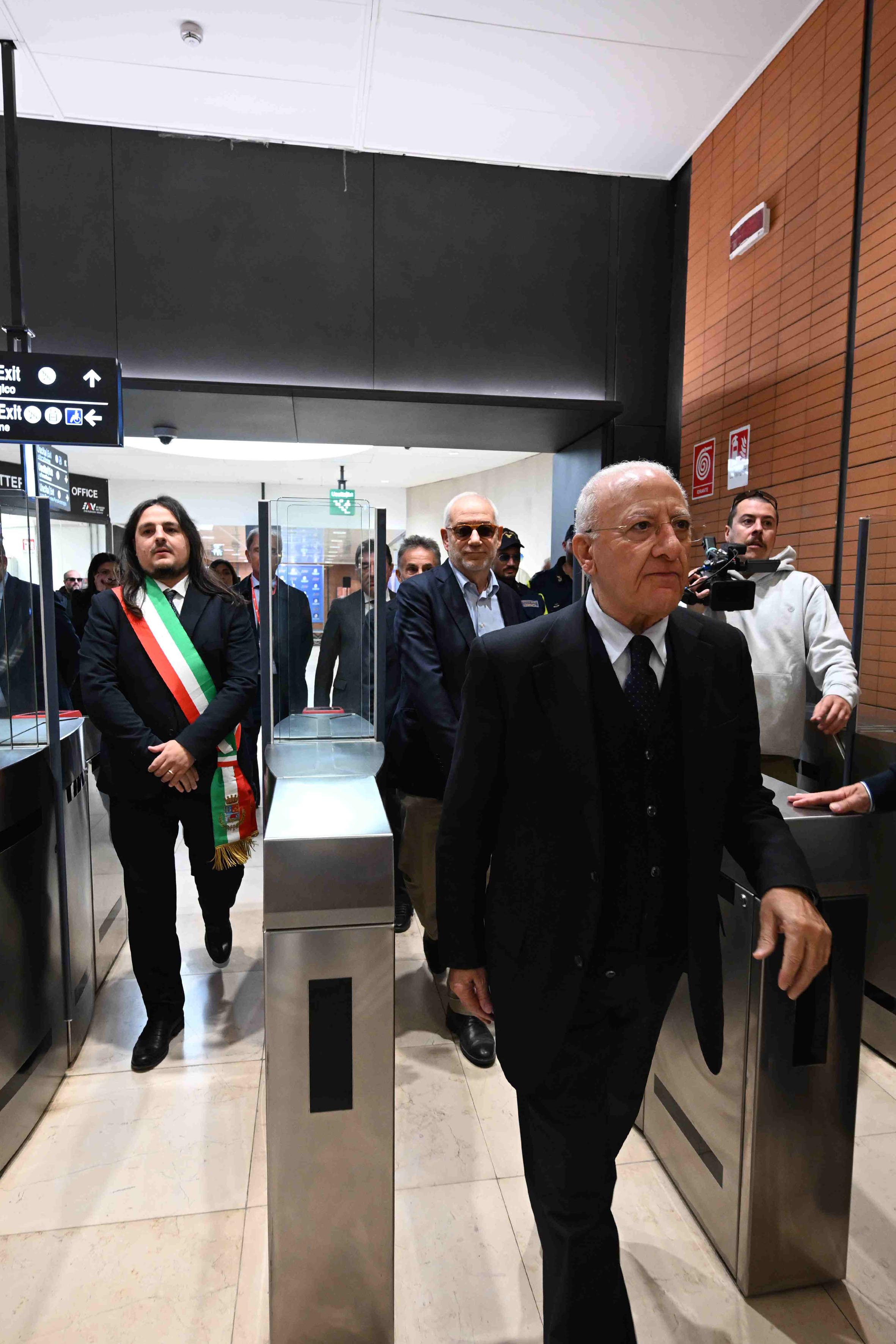 Inaugurazione della nuova stazione di Baia