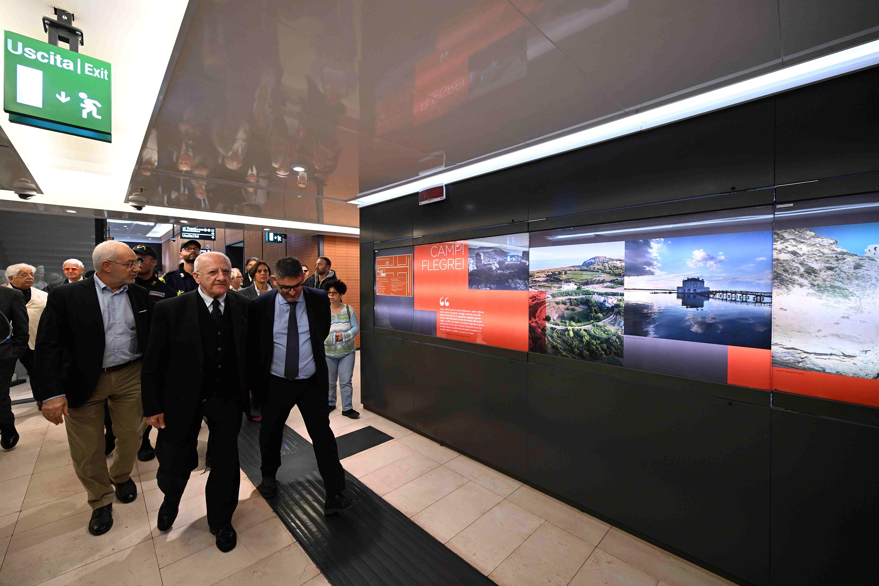Inaugurazione della nuova stazione di Baia