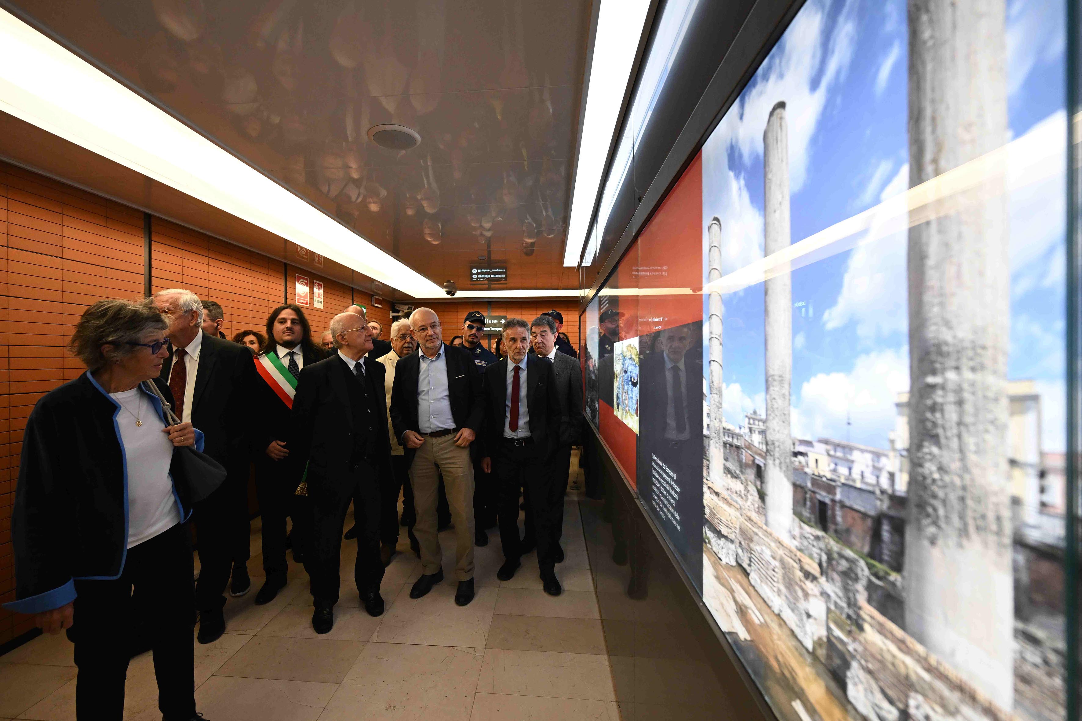 Inaugurazione della nuova stazione di Baia