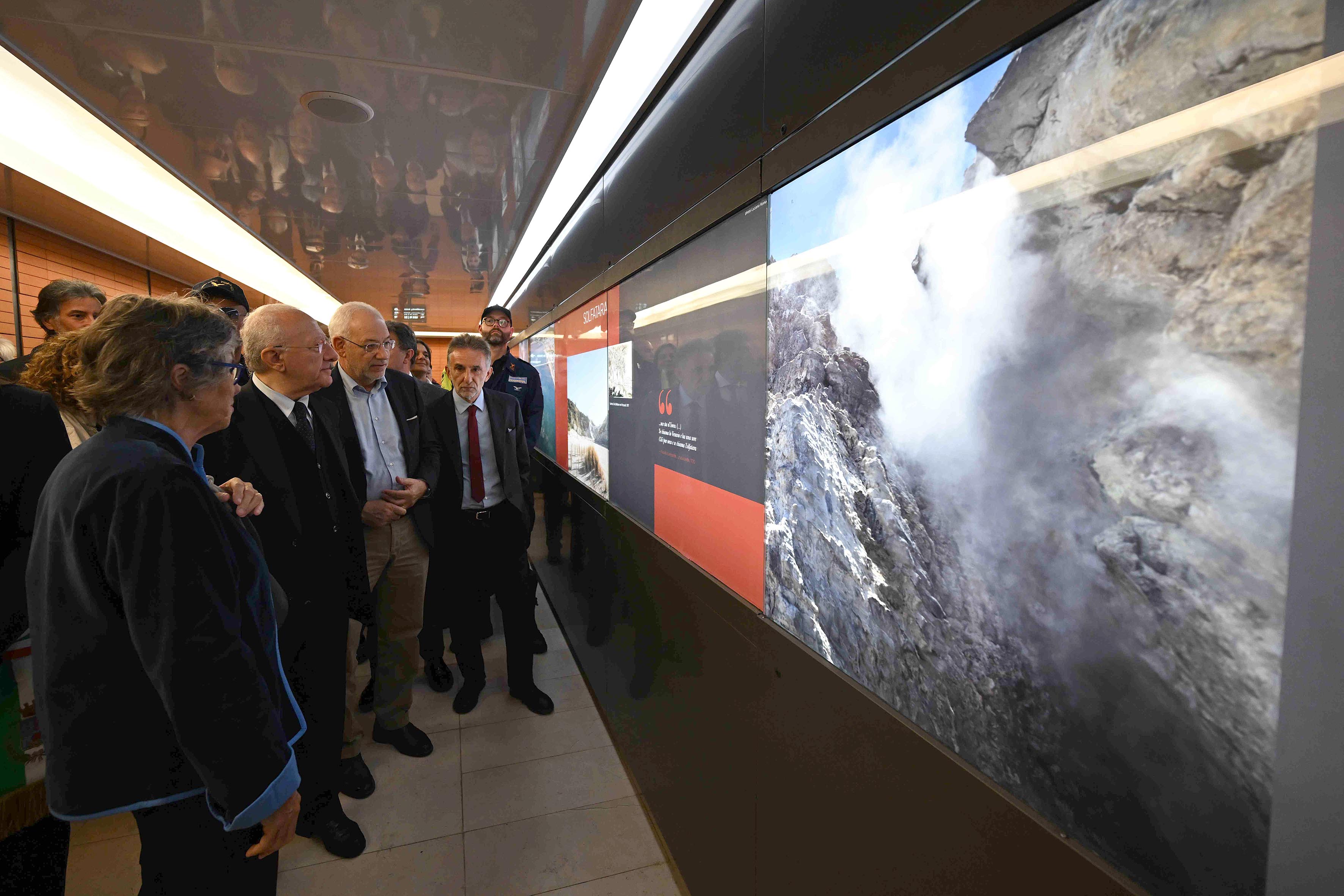 Inaugurazione della nuova stazione di Baia