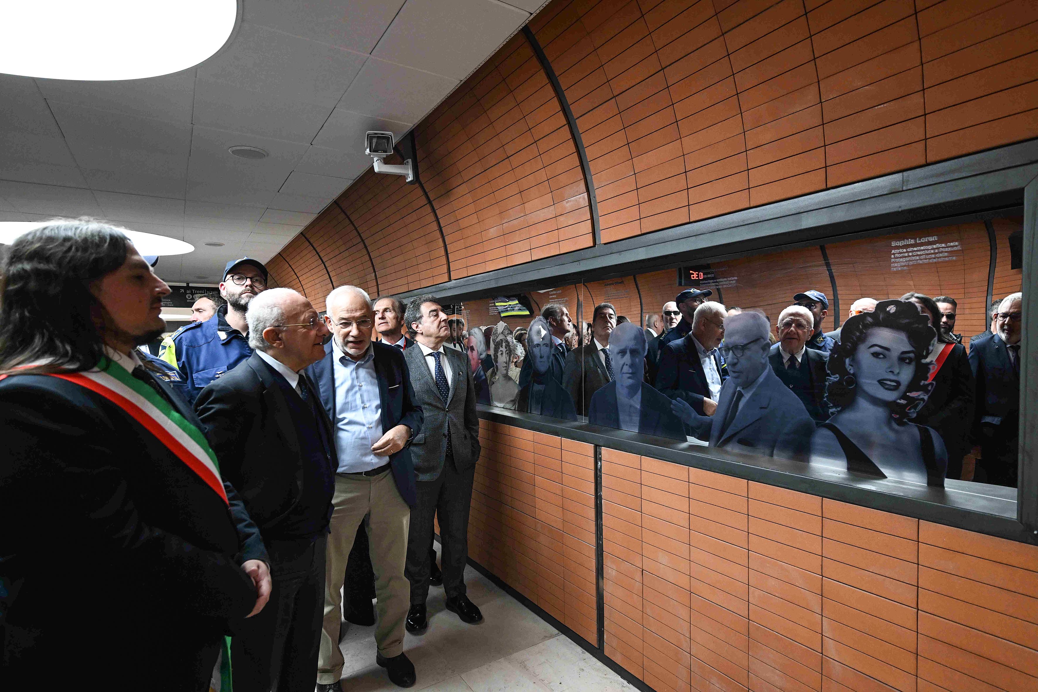Inaugurazione della nuova stazione di Baia