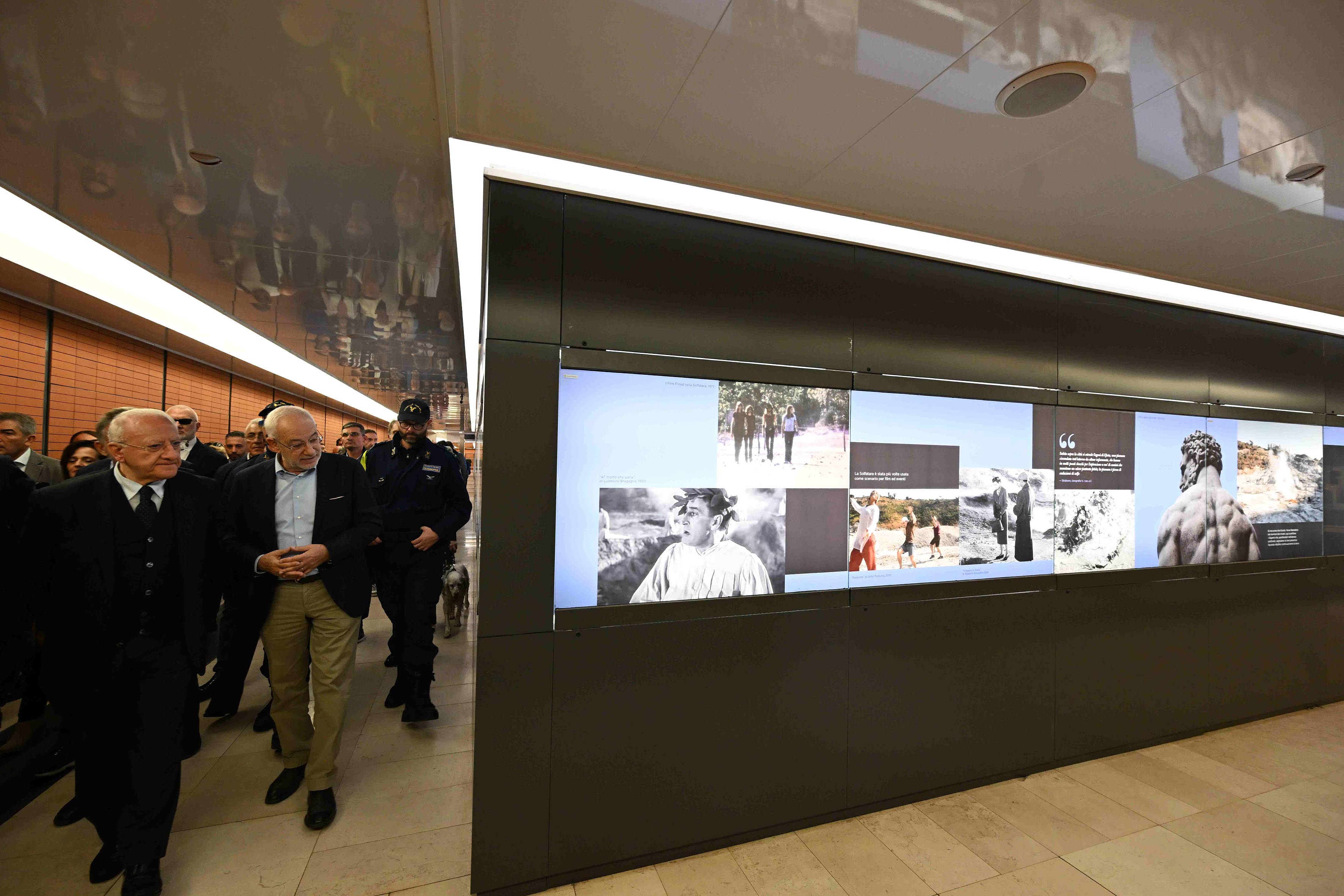Inaugurazione della nuova stazione di Baia