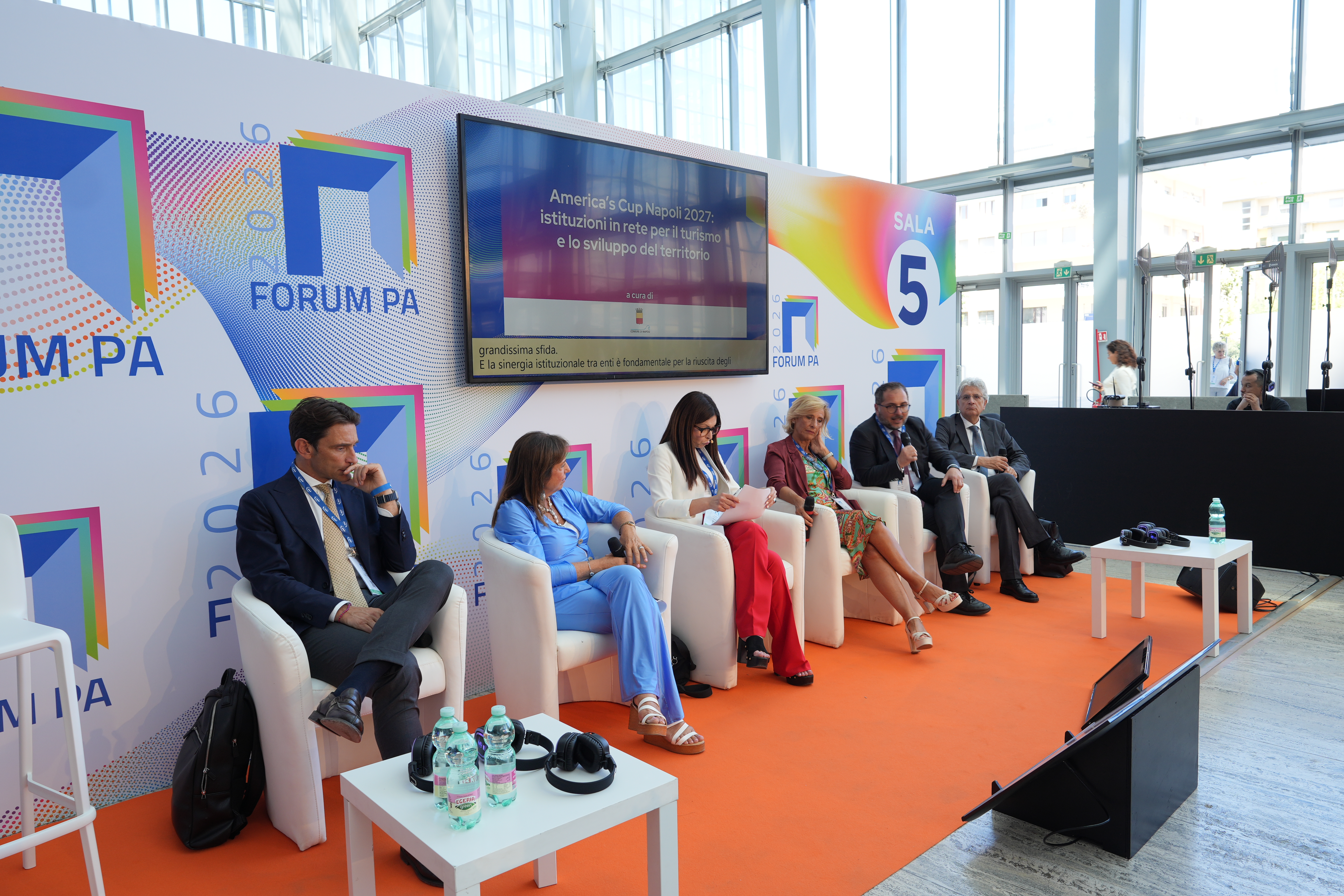 Forum PA, panel con assessori Maraio e Cutaia