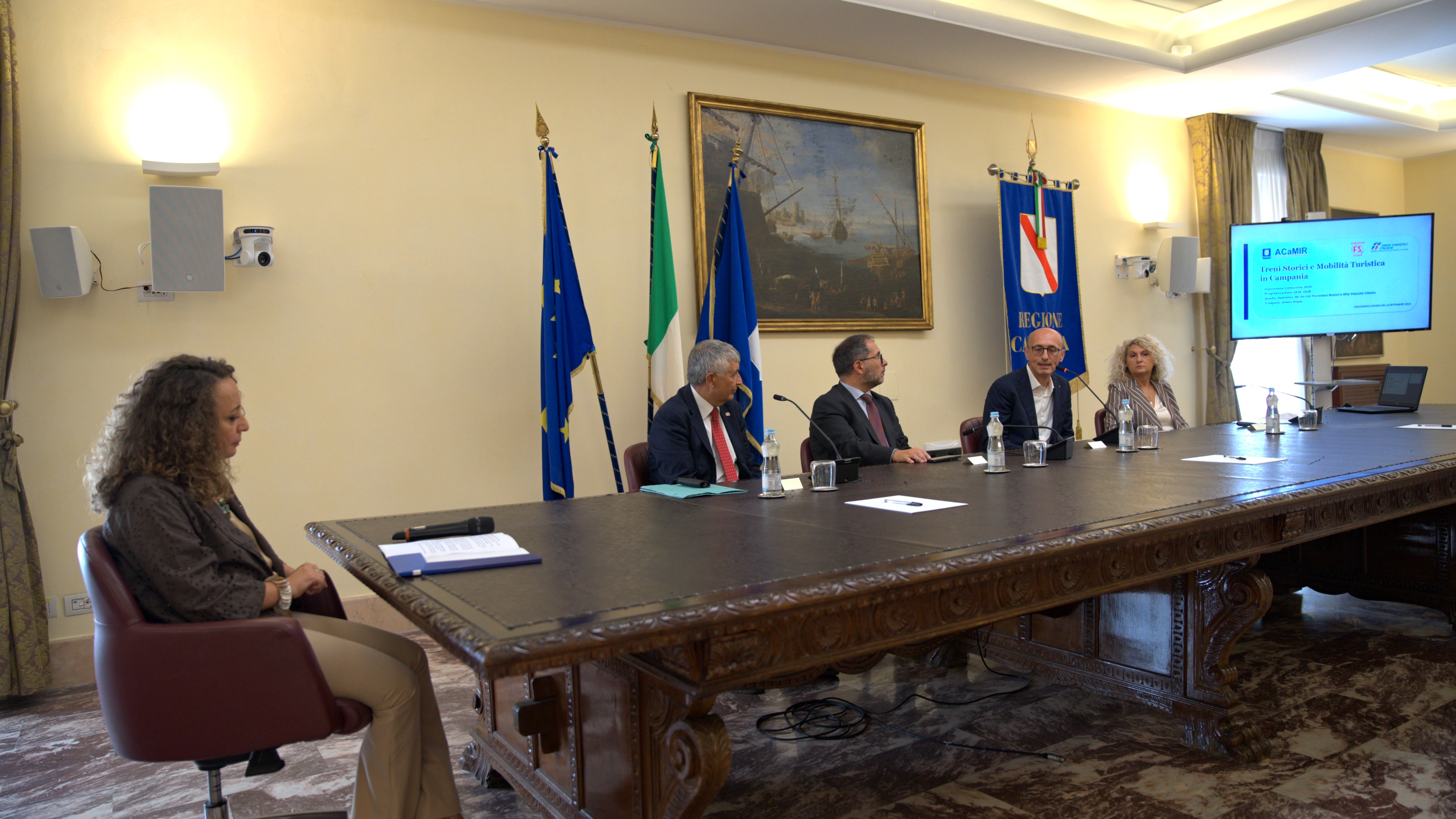 treni storici campania, conferenza stampa del 10 settembre 2026