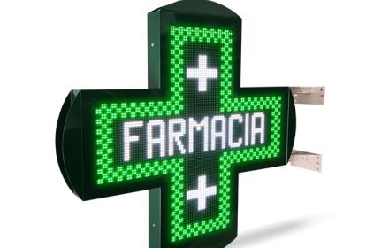 Immagine croce verde insegna farmacia