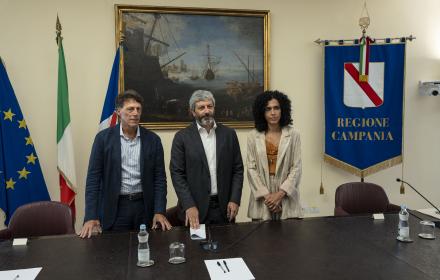 presentazione piano casa 20 luglio 2026, assessori Pecoraro e Cuomo e presidente Fico