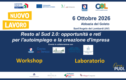 card evento Resto al Sud 2.0- 6 ottobre abbazia del goleto
